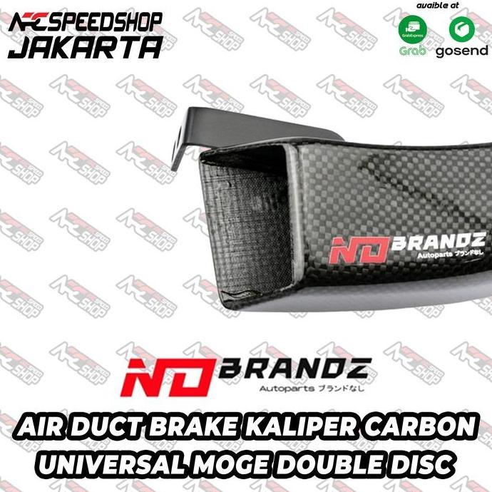 gainbroz Pendingin Kaliper NoBrandz Air Duct Brake Cooler Carbon Kevlar No Brandz Universal Moge Dou