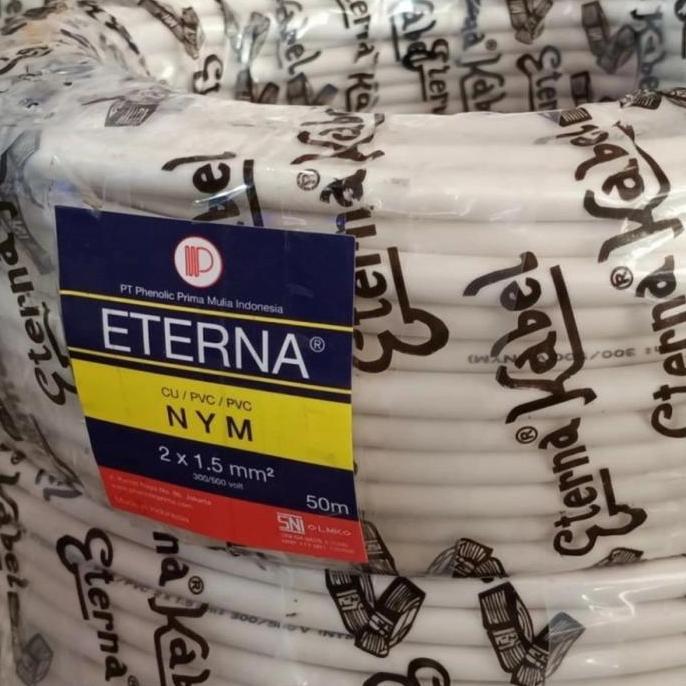 Buruan serbu] Kabel Listrik NYM 2 x 1,5mm kawat tembaga/serabut Meteran