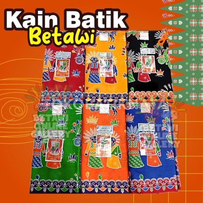 Kain Batik Betawi / Batik Betawi / Sarung Batik Betawi PROMO