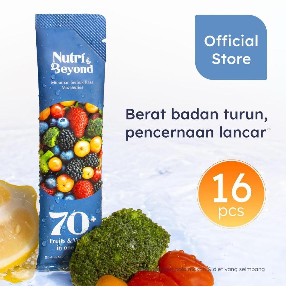 Best Seller Nutri & Beyond Fiber Drink dengan Buah dan Sayur Rasa Mixberry