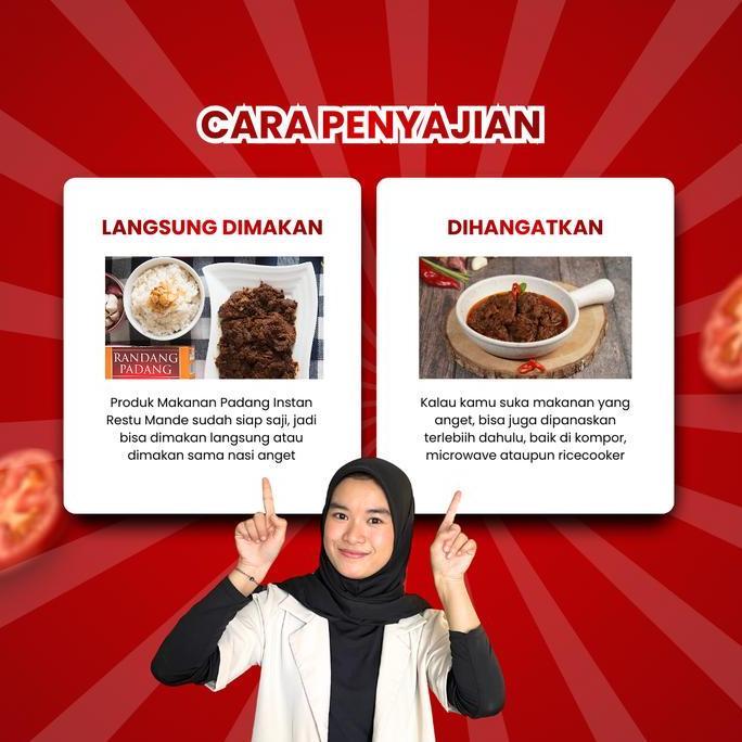 Rendang Restu Mande : Rendang Sapi 300gr SNC