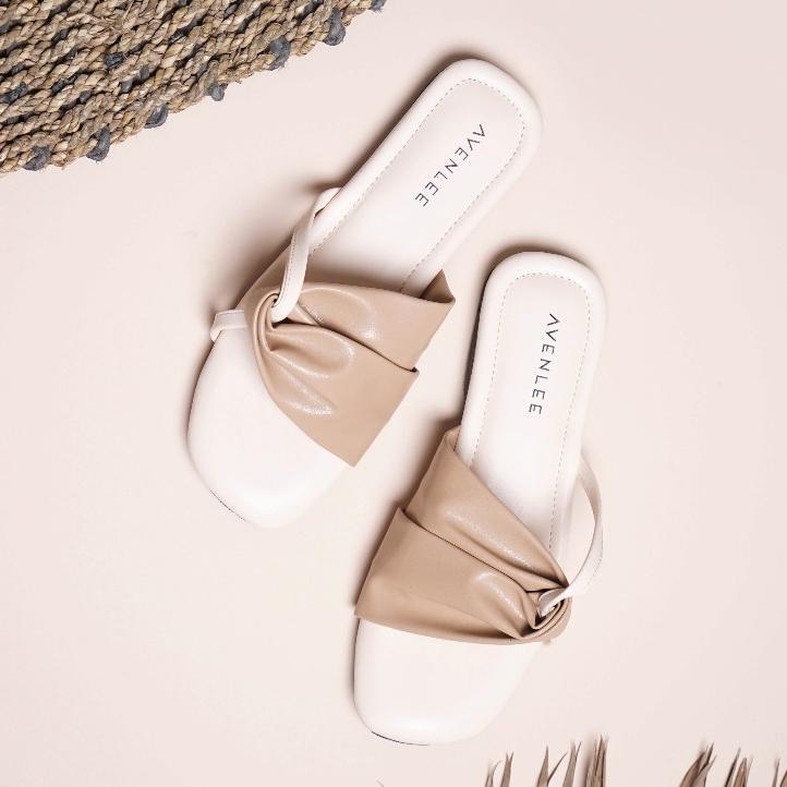 Terlaris Avenlee Yume - Sandal Wanita Flat Teplek Sol Karet Premium