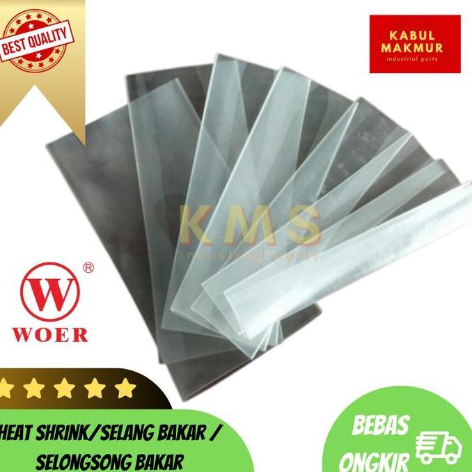 Ready...Ready...Ready...] Heat Shrink | Selang Bakar | Selongsong Bakar | 6 mm Bening / Clear
