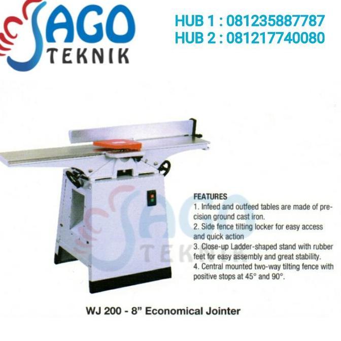Ready...Ready...Ready...] Wood Jointer WJ-200 Oscar / Economical Jointer 8 inch Oscar