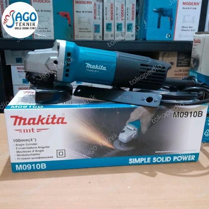 populer] Mesin Grinda Tangan / Mesin Gerinda MT 91A / MT91 MAKTEC MAKITA M0910 TIPE BARU MAKITA