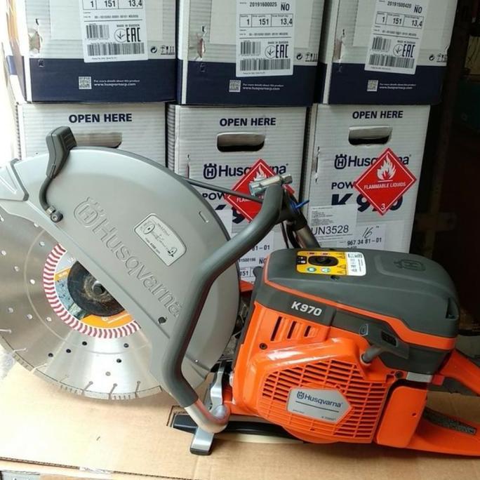 }}}}}}] Mesin Potong Beton Batu Marmer Husqvarna K970 ukuran 14 inch