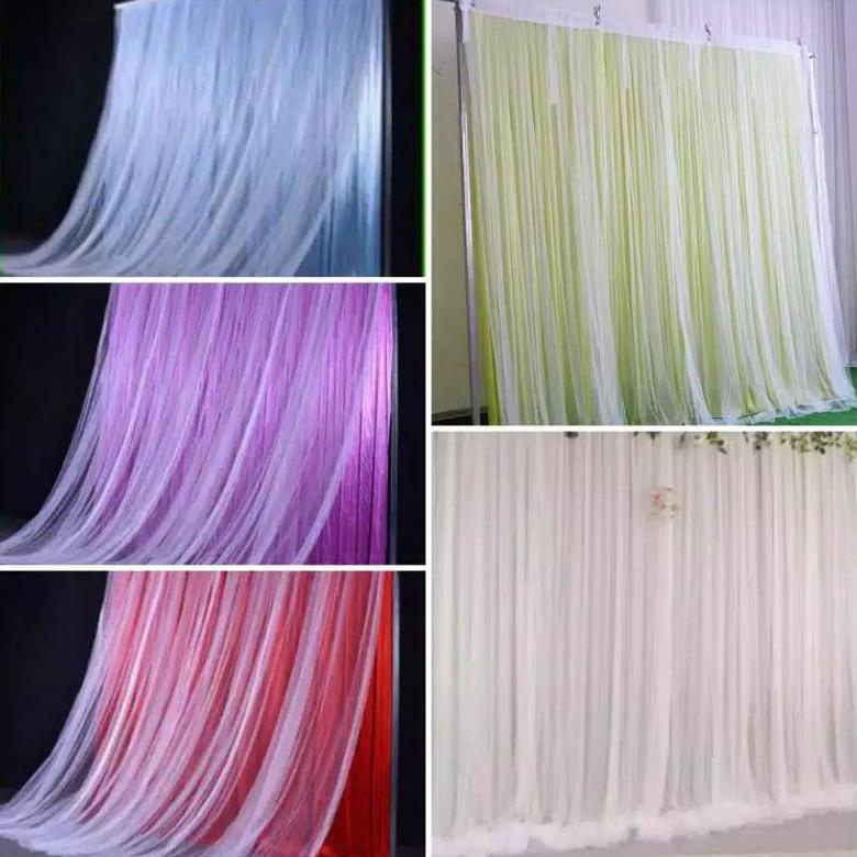 GARANSI BACKDROP BACKGROUND DEKORASI ULANG TAHUN AQIQAH ABUTAI LAPIS KAIN TILE 1,5M