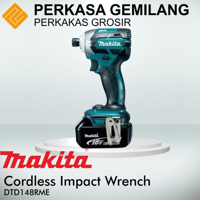 Terlaris Makita Dtd 148 Rme Mesin Bor Cordless Impact Wrench Cordless Makita Dtd148Rme Buka Baut 48V