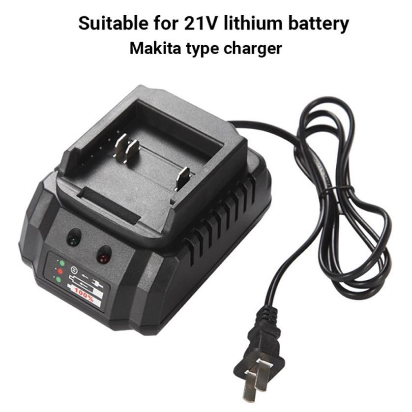 Charger Makita Lithium Bor 21V Charger Adaptor Casan Cas Baterai Cordless Nagawa Bor Impact Wrench K