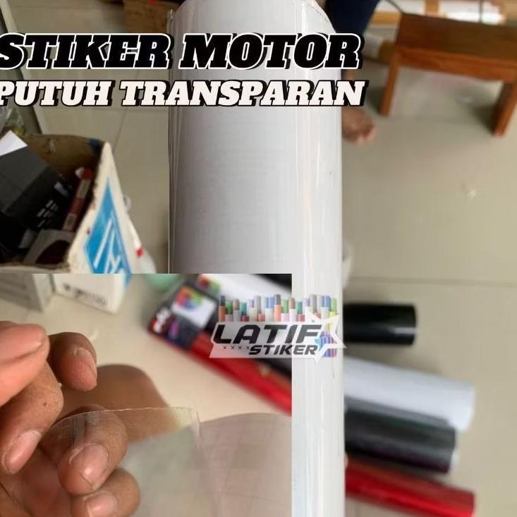 DISKON STIKER SKOTLET MOTOR VPF SUPER GLOSSY PELINDUNG BODY MOTOR SCOTLET TRANSPARAN VPF