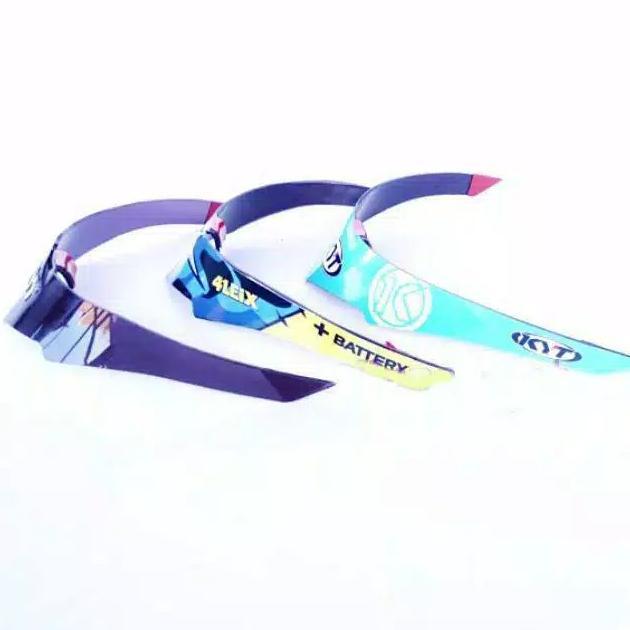 NEW! SPOILER HELM KYT KYOTO MOTIF AQUAMARINE/ESPARGARO/SMOKE