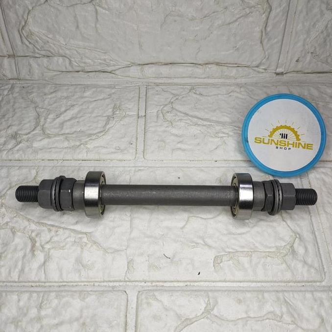 Ready As Axle HUB Belakang Khusus BEARING Sepeda BMX Fixie Mini Onthel Untuk Gir DRAT Freewheel SING