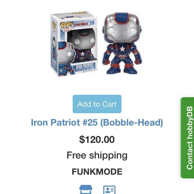 HOT SALE IRON PATRIOT FUNKO POP DAMAGED BOX TERMURAH