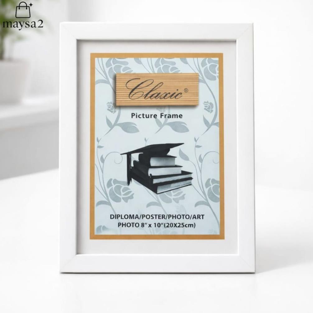 Bingkai Foto 10R/8R 20x25 cm Minimalis | Frame 10R/8R Bingkai Foto / Sertifikat / Poster | Hitam Put