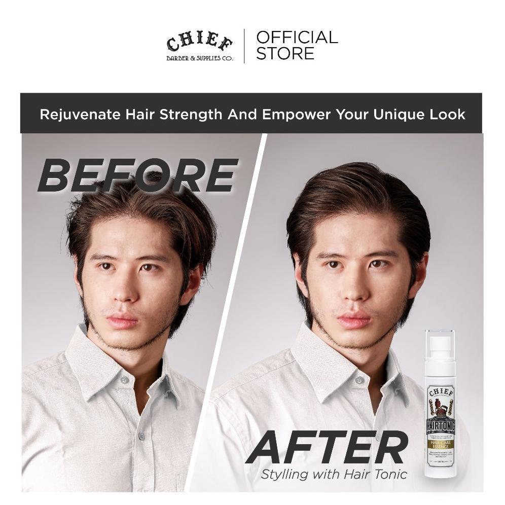 HOT SALE CHIEF HAIRCARE PACKAGE - Hairtonic 100ml & CHIEF Shampoo - Shampo Pria