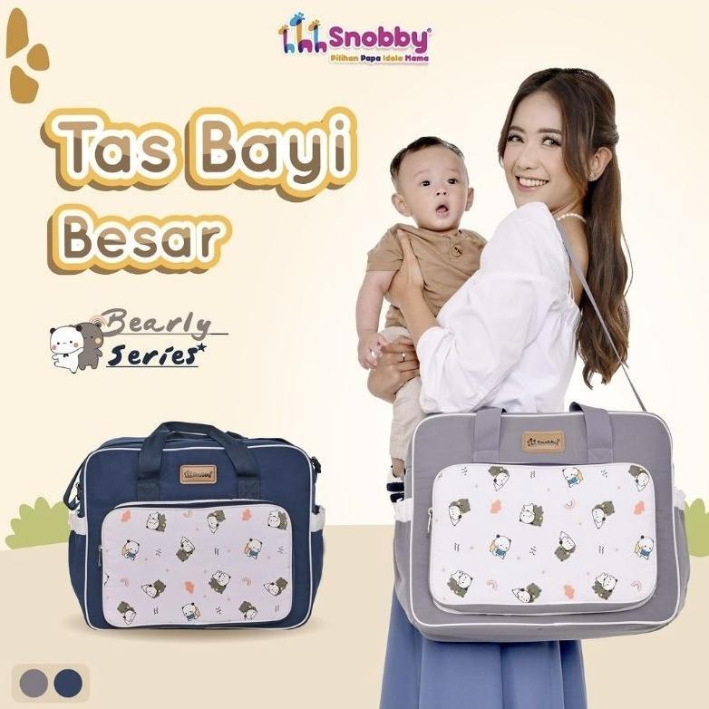 TERBARU SNOBBY BABY / MOM'S BABY / DIALOGUE Tas Bayi Multifungsi Diaper Bag Termurah Tas Bayi Premiu