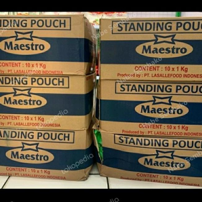Maestro Mayonnaise 1 Kg Saus Mayo Maestro 1 Kg Mayonaise X 10 Pcs Per Dus
