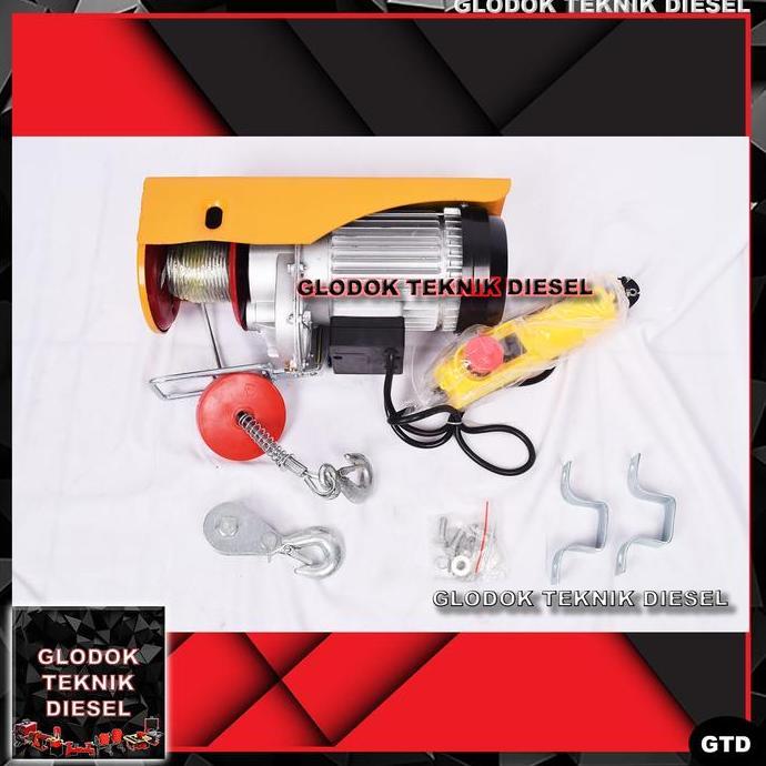 Mini Electric Hoist 600 Kg Takel Listrik Pa 600 A Rope Hoist Pa600