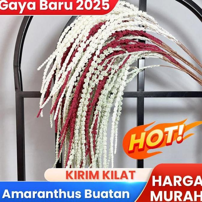 BUNGA NEW AMARANTHUS ARTIFICIAL/ Amaranth buatan hiasan Pernikahan Dekorasi Pelaminan Wedding Decora