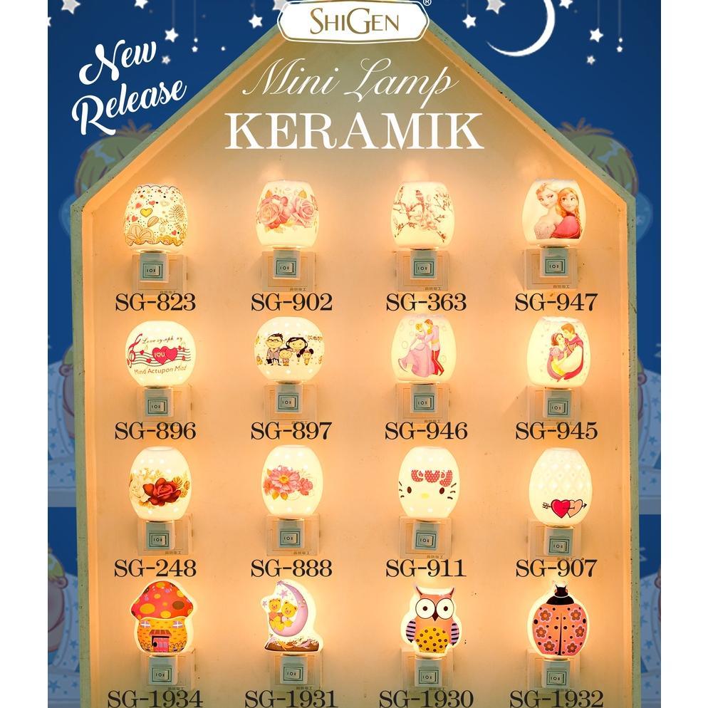 RKYDRA - Mini lampu tidur Keramik Souvenir Kado