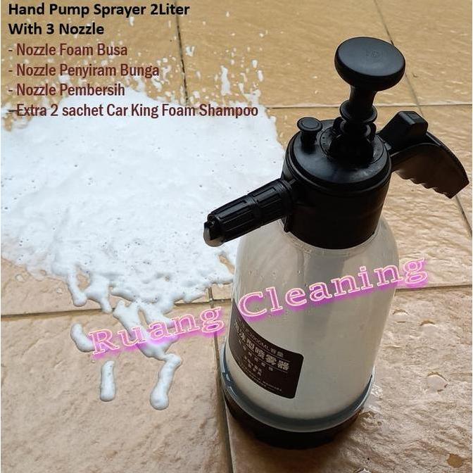 HAND PUMP FOAM SPRAYER SNOW MANUAL VACUUM EXTRACTOR FOAM LANCE NOZZLE