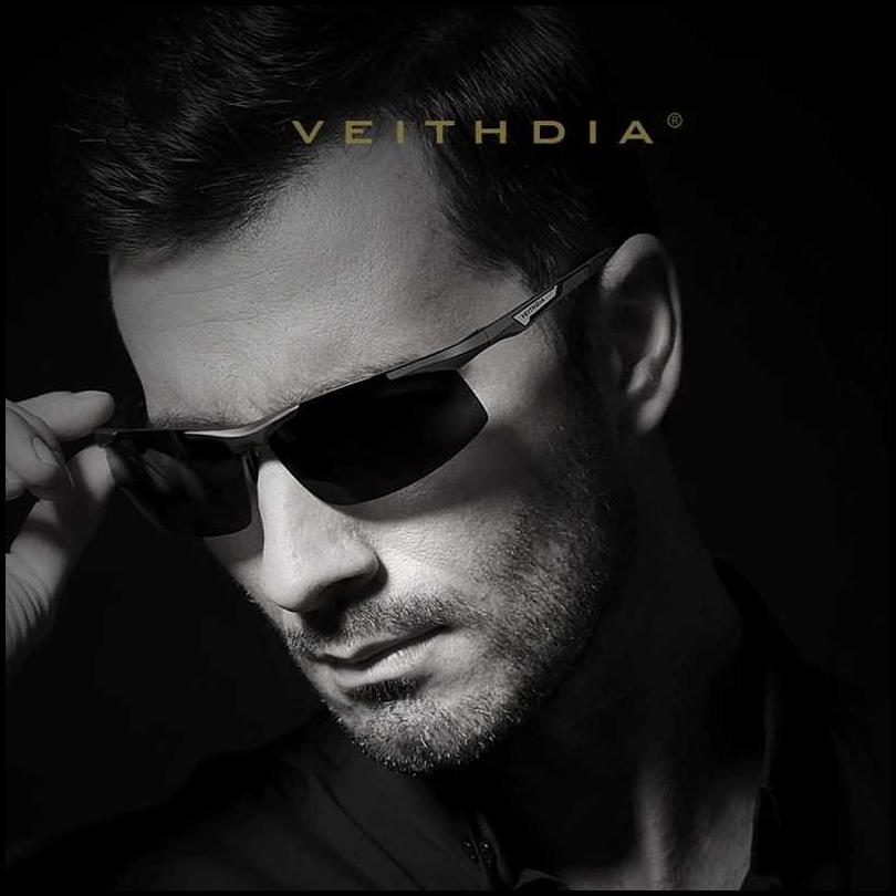 VEITHDIA Kacamata Retro UV400 Polarized Sunglasses - 6562