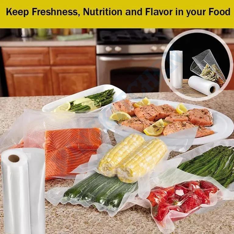 Cod-Mintkitchen Plastik Vakum Roll Embos Kantong Plastik Vacum Makanan Frozen Packing Plastik Roll V