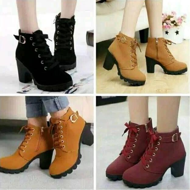 RECOMMENDED SEPATU BOOTS ZIPER WANITA TERBARU