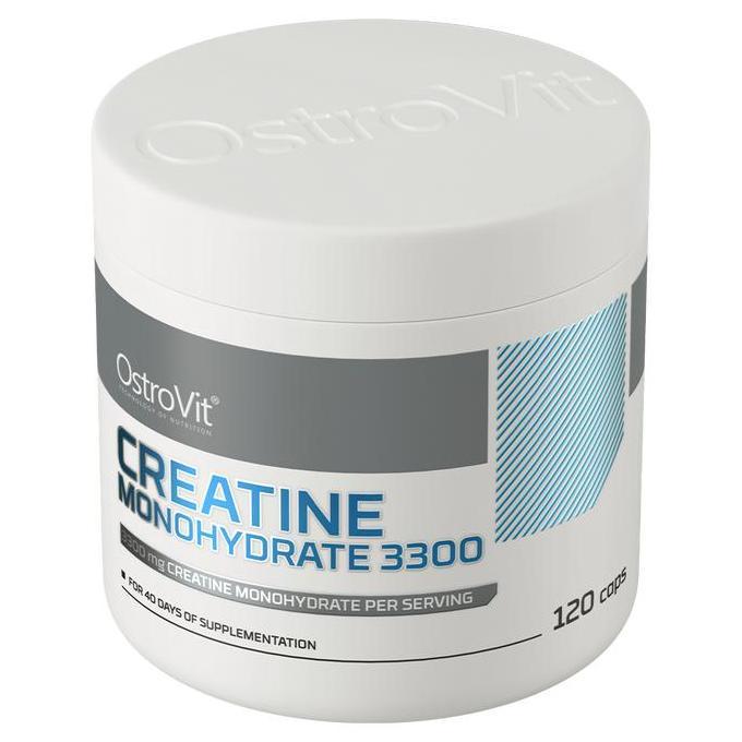 Ostrovit Creatine Monohydrate 3300Mg 120 Kapsul Vitamin Obat Suplemen Fitnes Gym Atlet Untuk Massa O