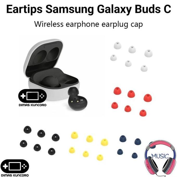 Weenew- Eartips Samsung Galaxy Buds C Ear Tips Silicone Silikon Samsung Galaxy Buds Buds Pro Fe Core