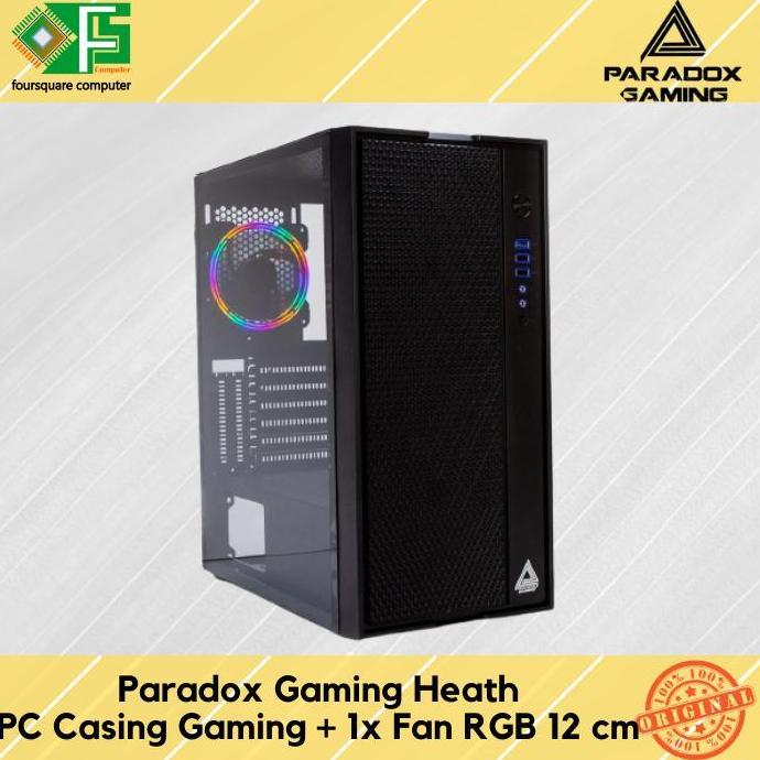 Paradox Gaming Heath PC Casing Gaming | CPU Komputer Case