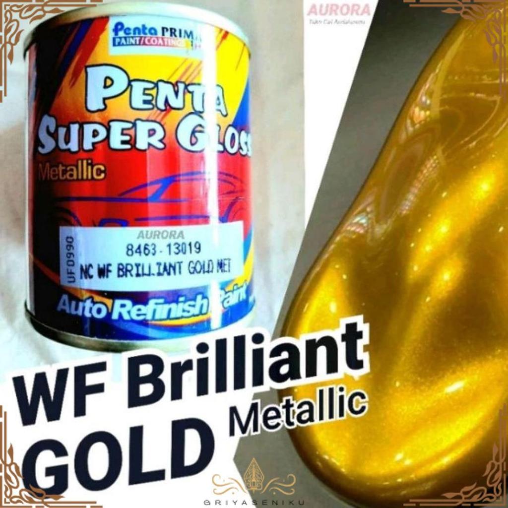 Bisa Cod Cat Penta Super Gloss Wf Brilian Gold Met 8463-13019 Kuning Emas Metalik