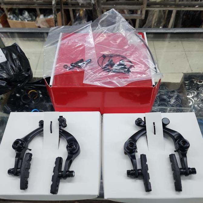 Promo Rem U-Brake Bmx Silang Cstar Radius 934 Set Depan Belakang V-Brake Silang Bmx Cod
