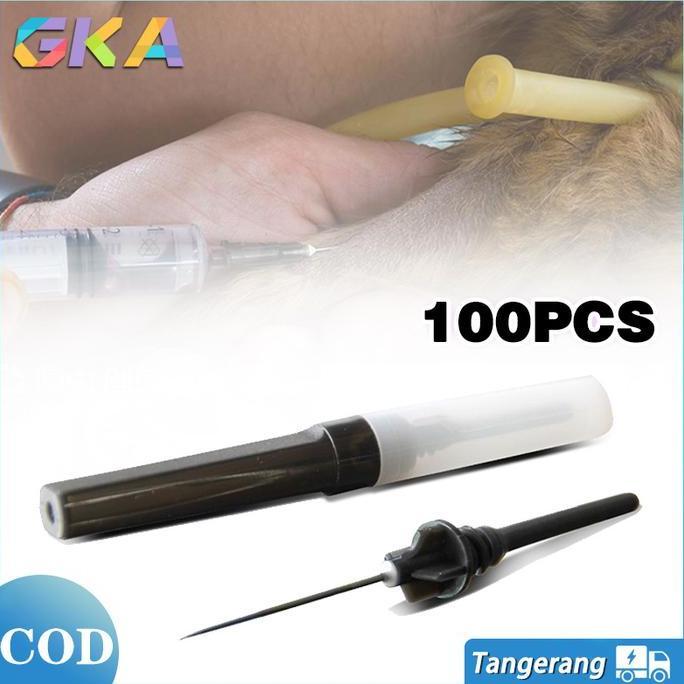 CABBALUS Vacutainer Needle Flashback 22g Isi 100pcs/Needle Flashback Veterinary