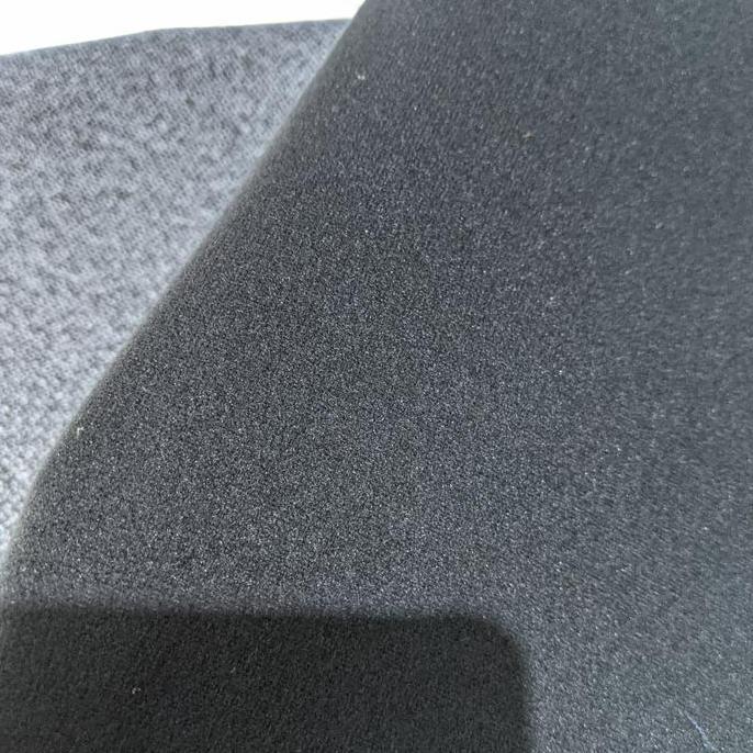kain plafond mobil hitam bludru