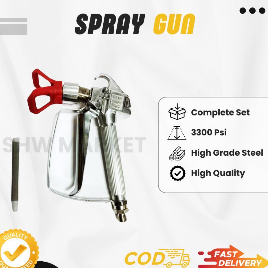 Airless Spray Gun 3300 Psi Pneumatic Painting Spray Gun - 762