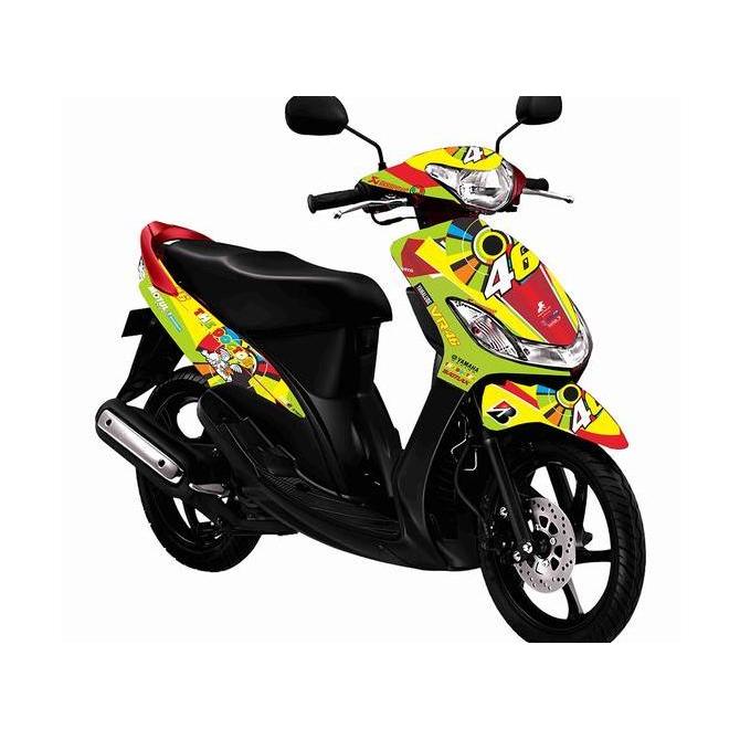 DECAL FULL BODY MIO SMILE VR46, STRIPING FULL BODY MIO SMILE VR46
