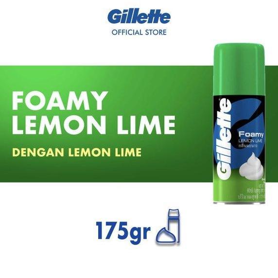 Gillette Shaving Foam Lemon Lime 175gr