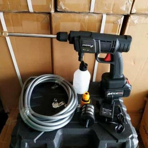 // DOZIRO CORDLESS JET CLEANER MESIN CUCI MOTOR MOBIL AC BATERAI *