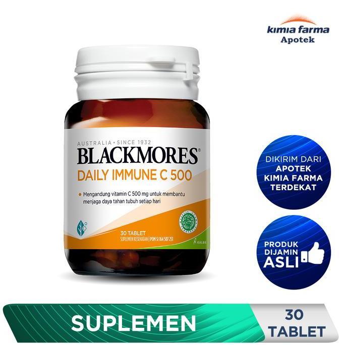 BLACKMORES DAILY IMMUNE C 500 30 TABLET / VITAMIN C / KIMIA FARMA