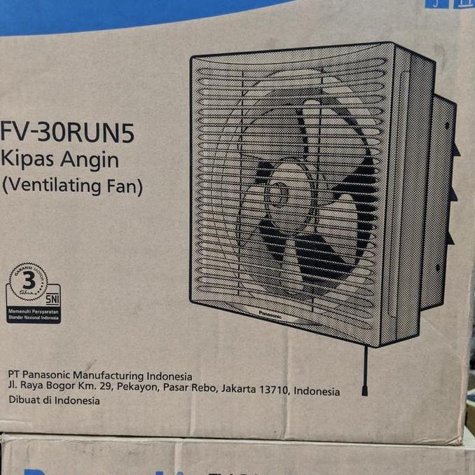 Exhaust Fan Panasonic Fv-30 Run 5 Blower Dinding / Forsale