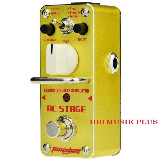 EFEK GITAR TOMSLINE AAS3 AAS 3 AC STAGE SIMULATOR 3 KINDS OF AKUSTIK GITAR ORIGINAL