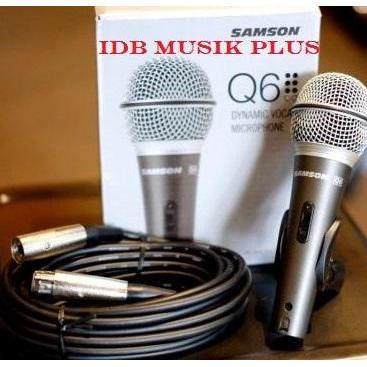MIC KABEL SAMSON Q6 Q 6 DYNAMIC MICROPHONE ORIGINAL