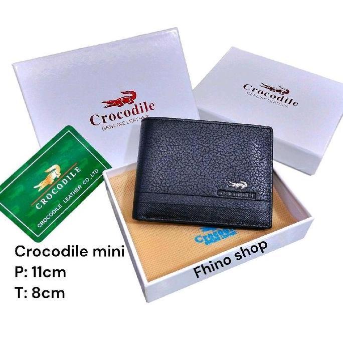 Vinamaharaja - crocodile Dompet mini kulit asli original impor / dompet kecil kulit asli / dompet pr