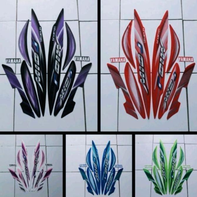 Stiker Striping Motor Yamaha Mio J Lama 2011 2012 Full Body List Standar Berkualitas Termurah Motorc