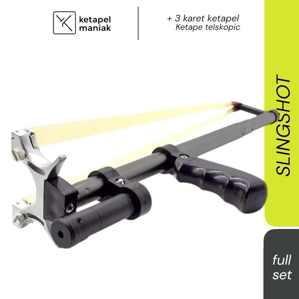 ketapel teleskop full set ketapel hunting slingshot