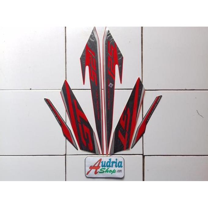 Striping Stiker Motor Yamaha Mio Soul GT 125 2016 Merah