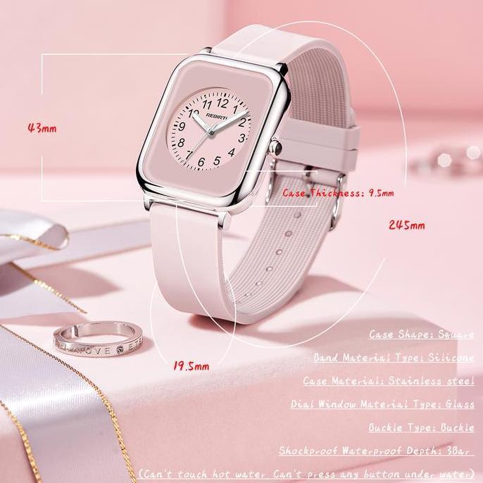 Dame- Rebirth Jam Tangan Nita Santai Mode N Style Tahan Air Kuarsa Re096-1