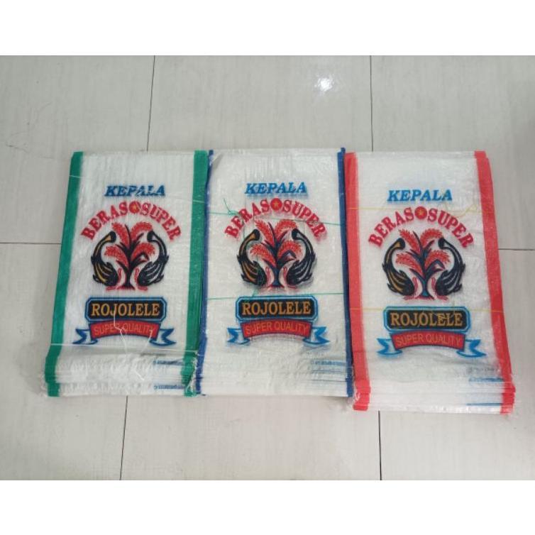 Karung Beras 10 Kg Cap Rojolele Isi 50 Lembar
