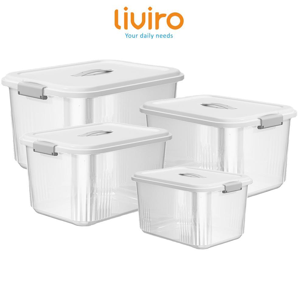 Liviro Container Box Jumbo Organizer Box Tempat Penyimpanan Serbaguna
